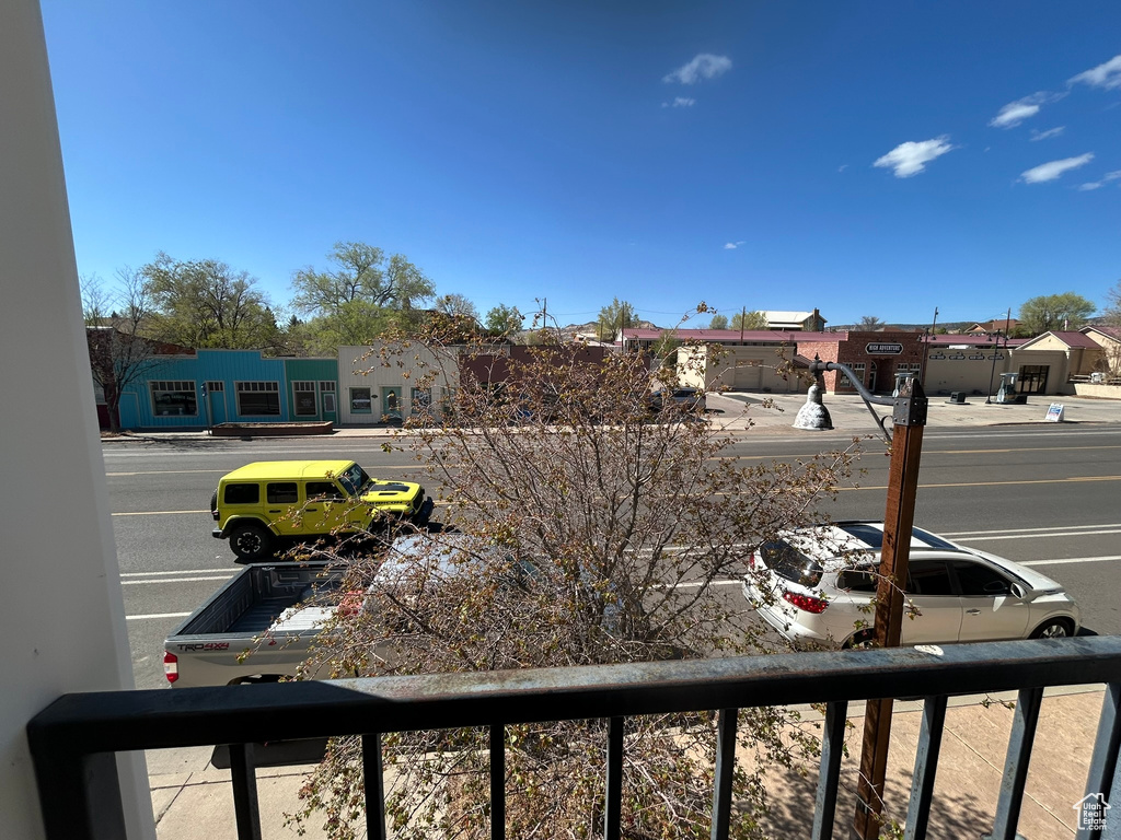 Exterior view of a parking lot