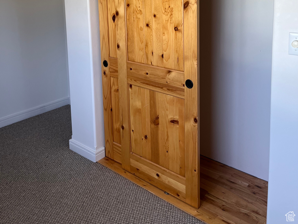 Detailed view of wood finished floors