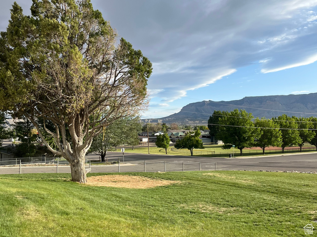View of mountain backdrop