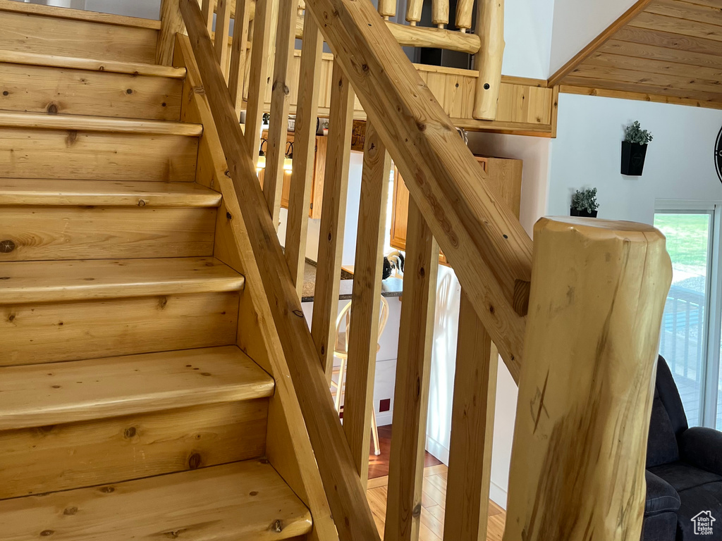 View of stairway