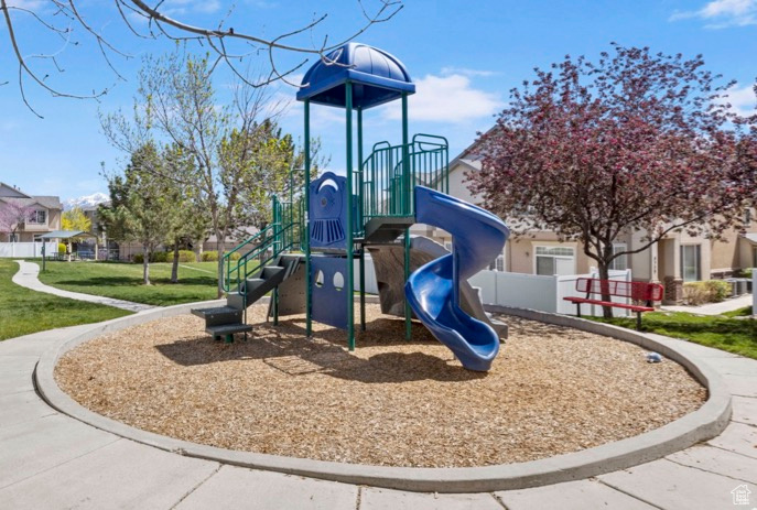 View of community playground