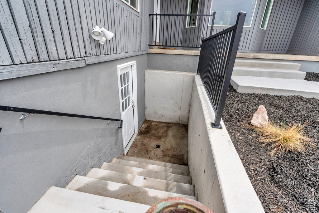 View of stairway