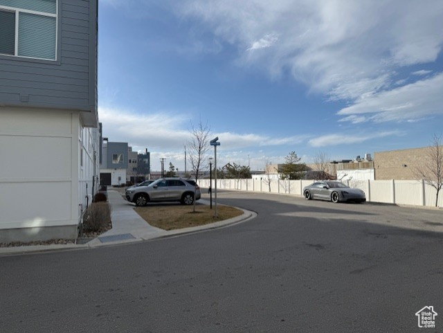 View of asphalt street