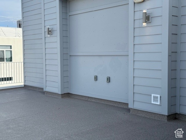 View of exterior entry