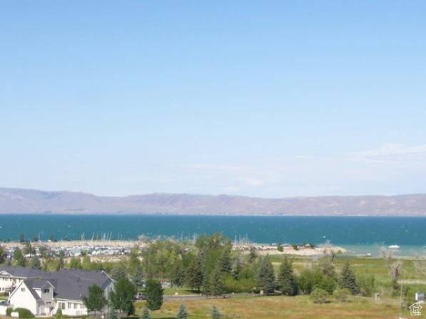 Water view featuring a mountain backdrop
