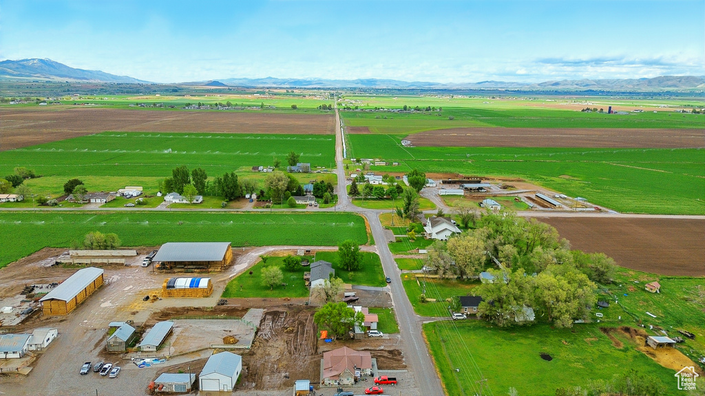 View of property location featuring rural landscape and a mountain backdrop