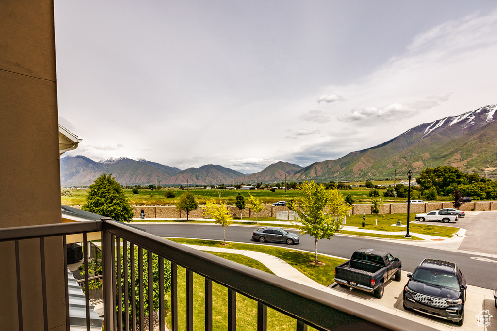 View of mountain backdrop