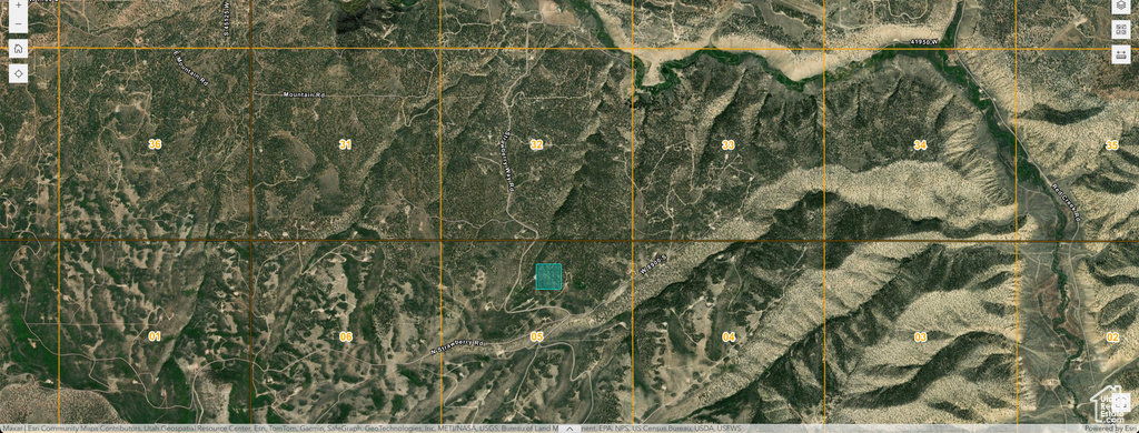Map of property location featuring property boundaries highlighted