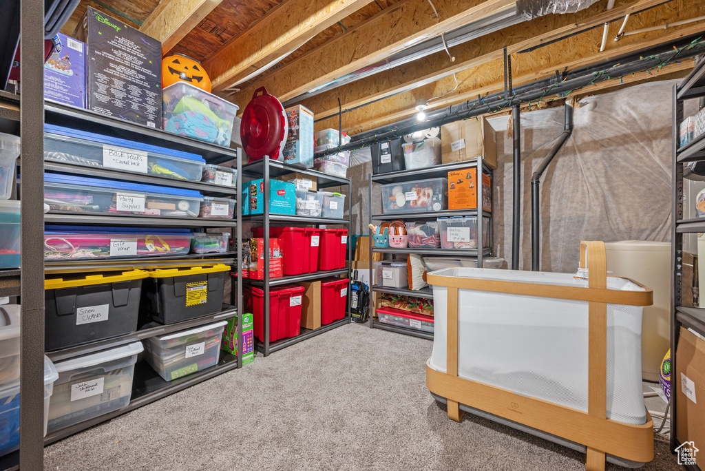 View of storage room