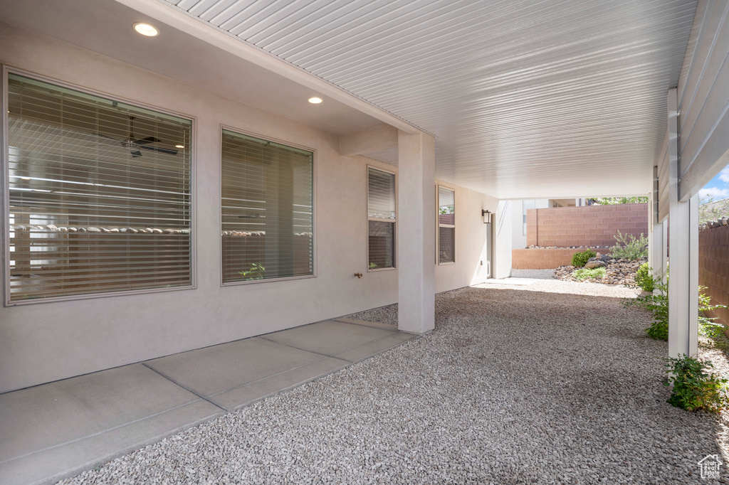 View of patio / terrace with fence