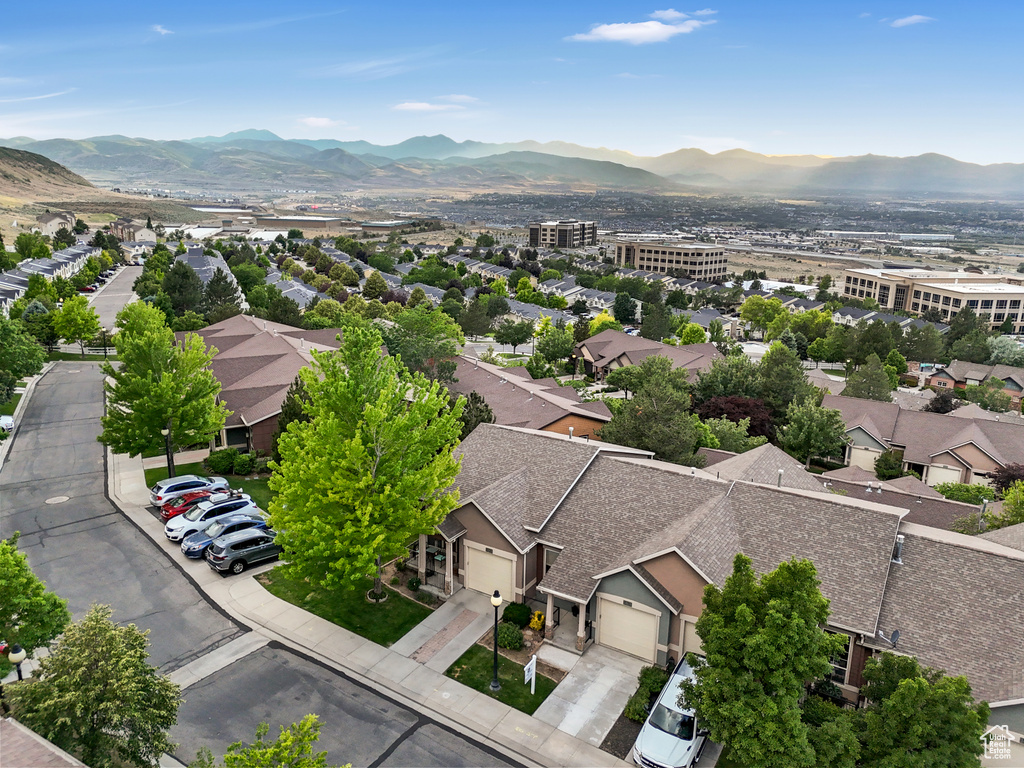 Drone / aerial view of mountains