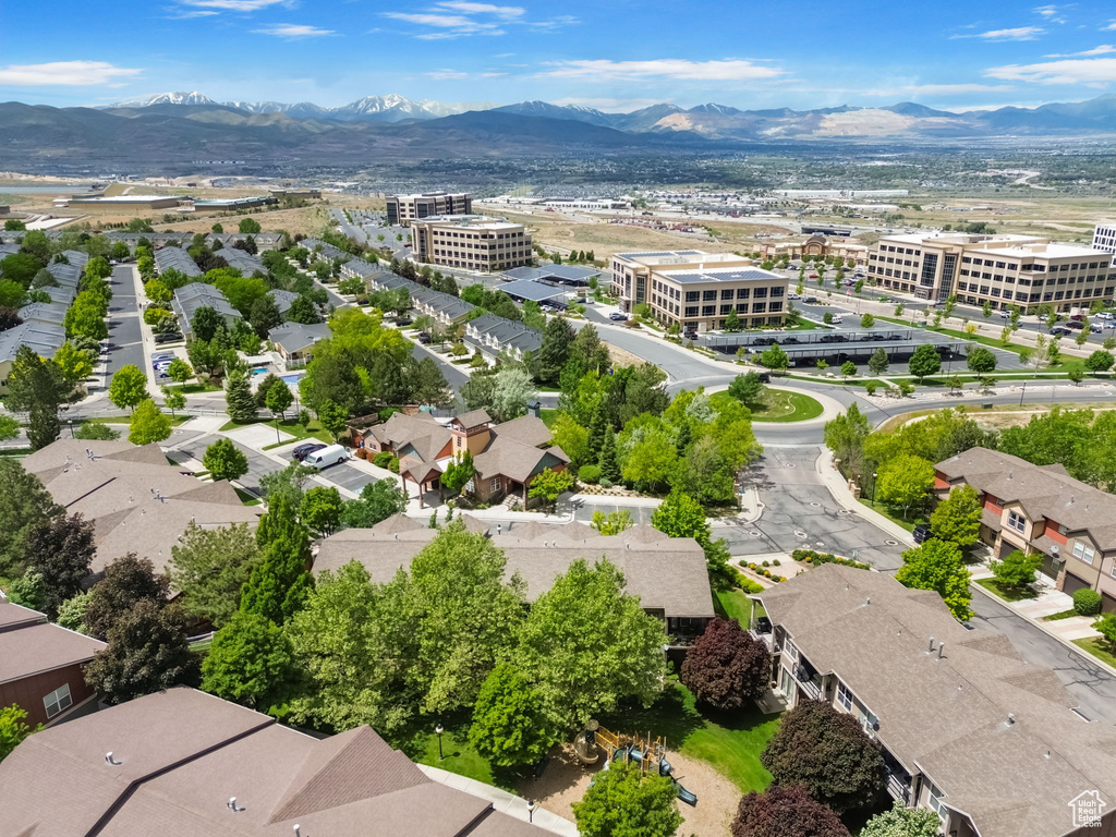 Drone / aerial view of mountains