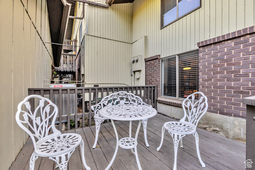 View of deck