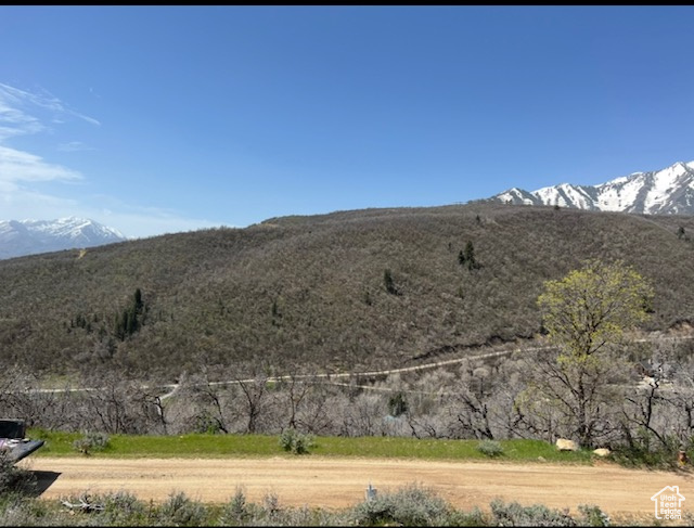 View of mountain backdrop