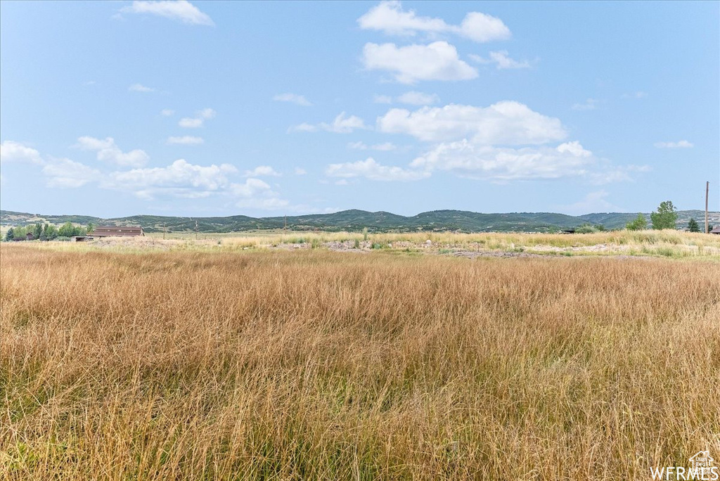 View of mountain backdrop