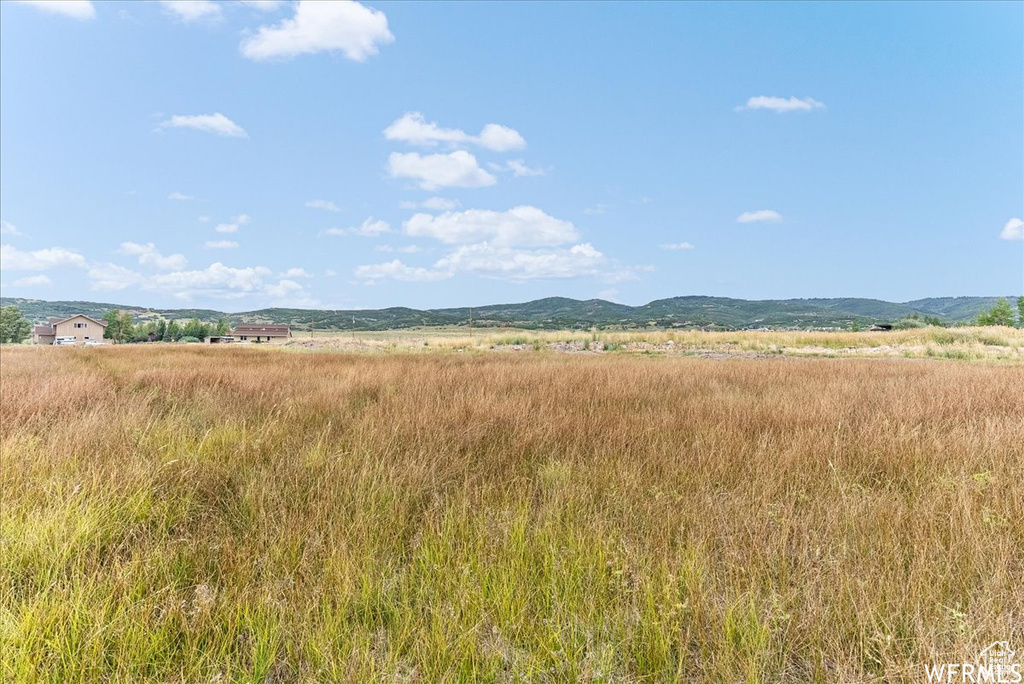 Mountain view featuring rural landscape