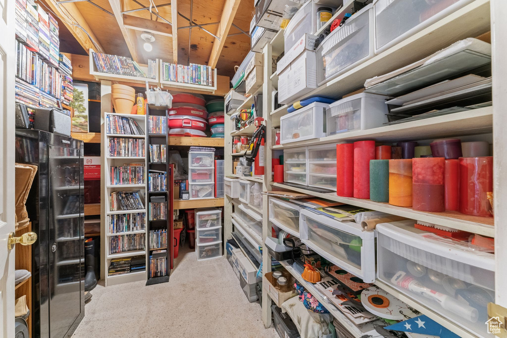 View of storage area