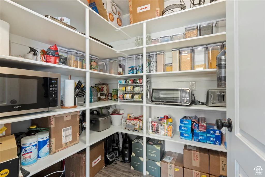 View of storage area