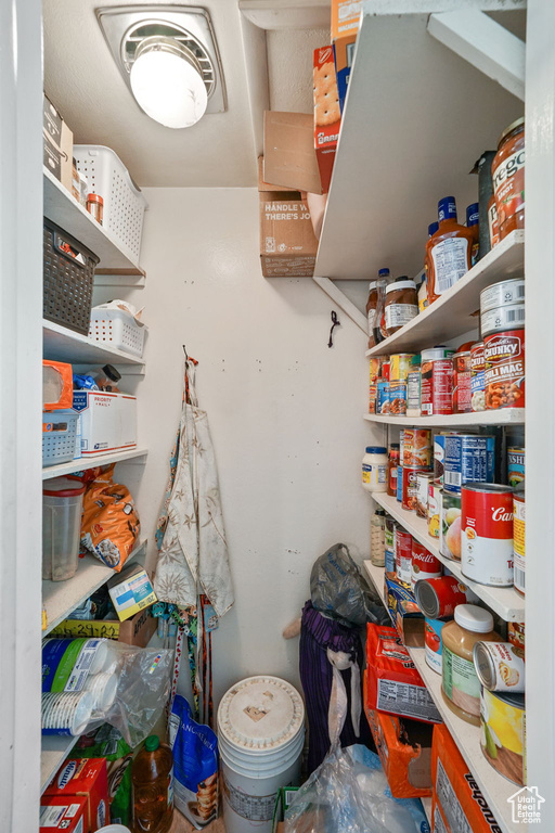 View of storage area