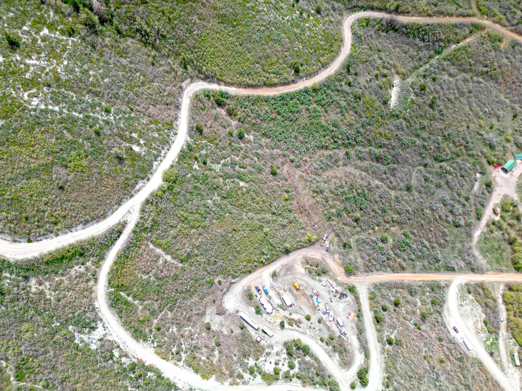 Aerial overview of property's location