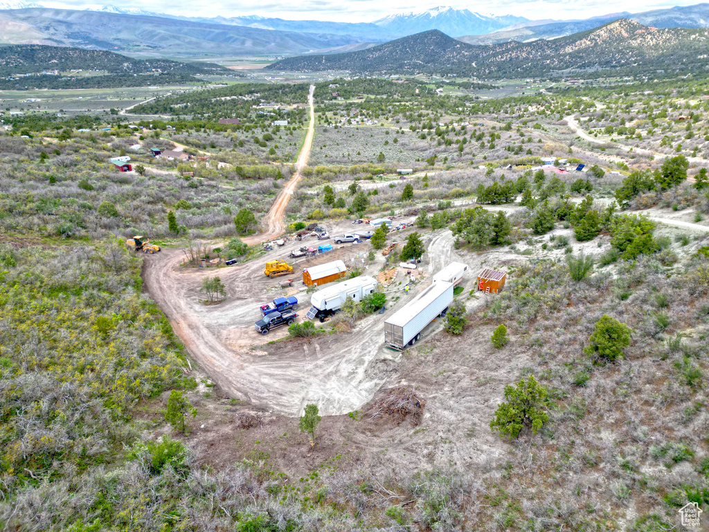 Drone / aerial view of mountains
