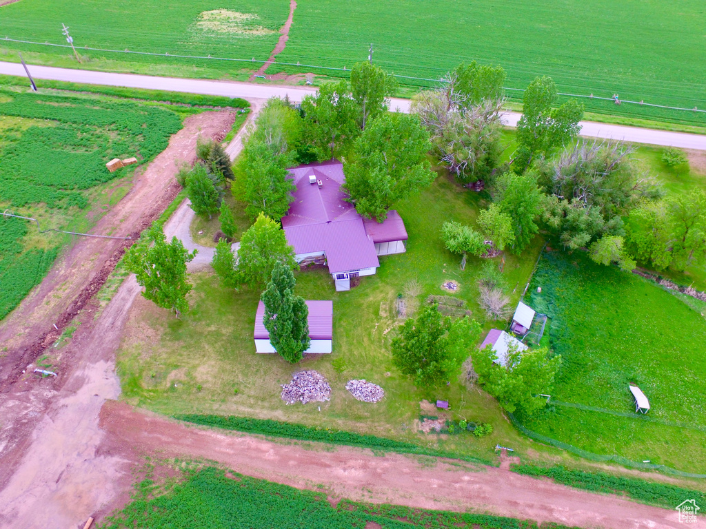 View of rural area with a pastoral area