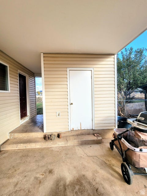 View of entrance to property