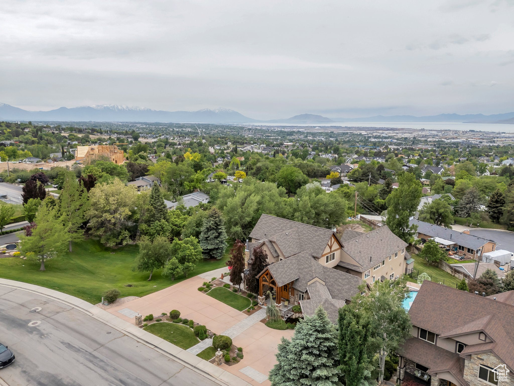 Drone / aerial view of mountains