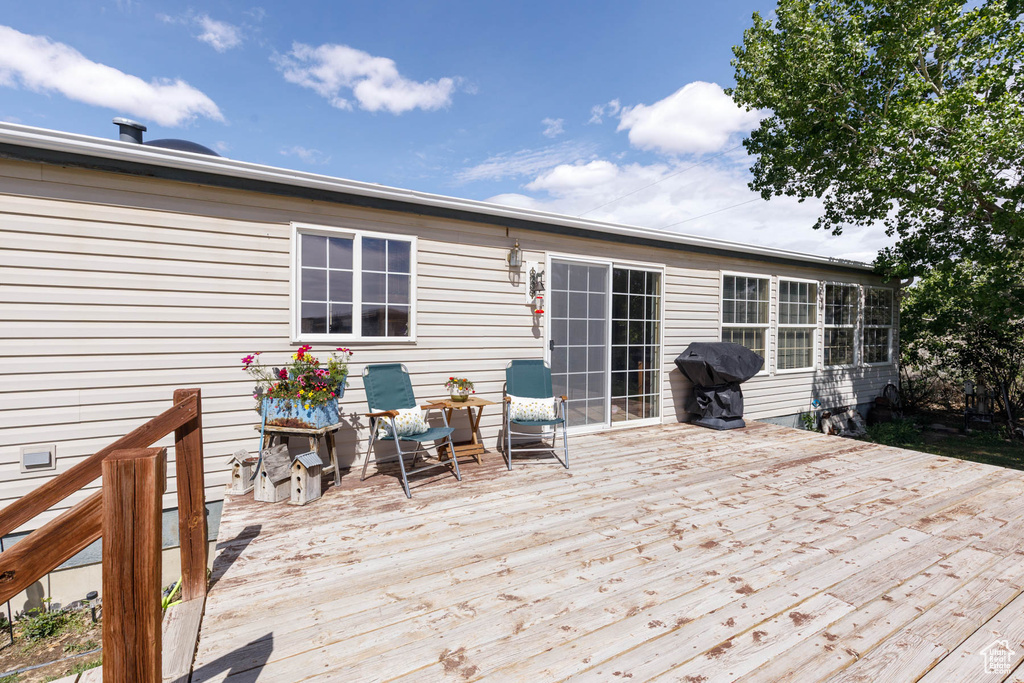 View of deck