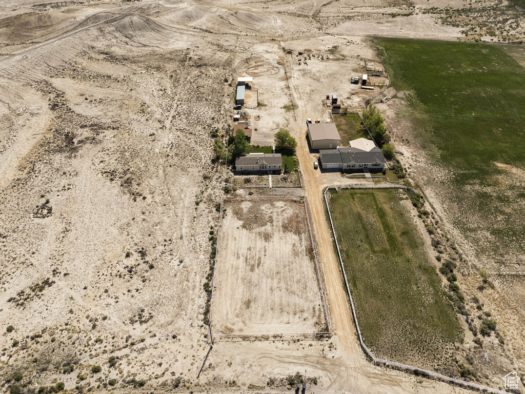 View of rural area with a desert landscape