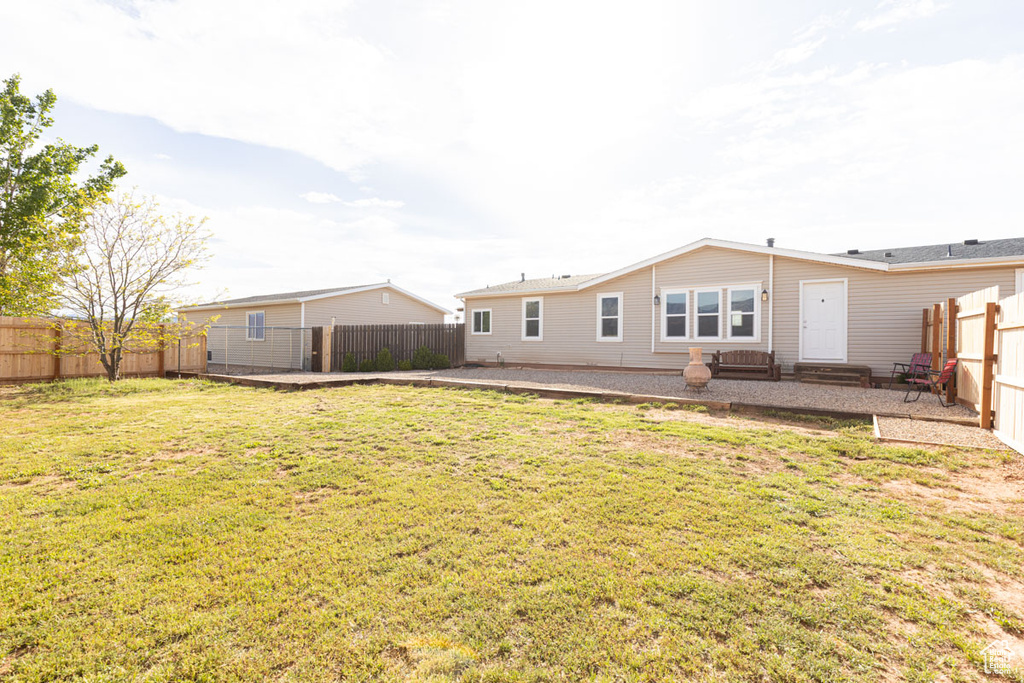 View of rear view of house
