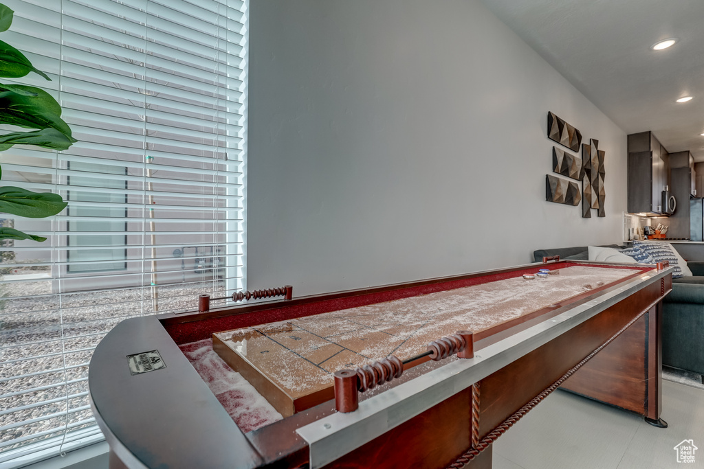 Bedroom featuring recessed lighting