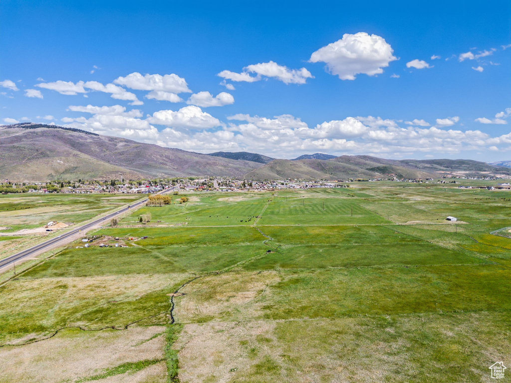 View of mountain background