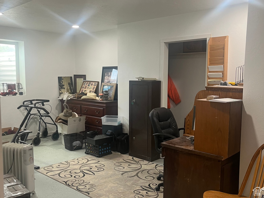 View of office space