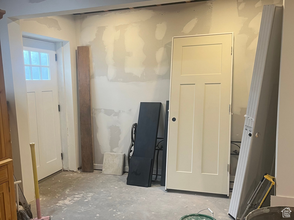 View of basement