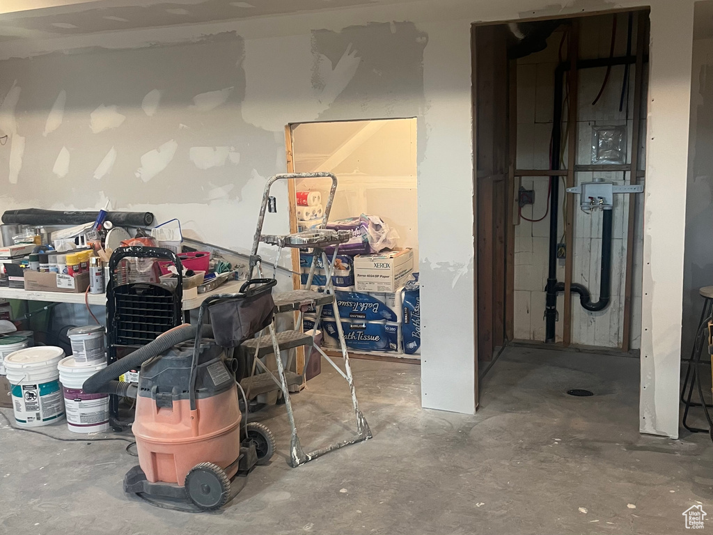 View of basement