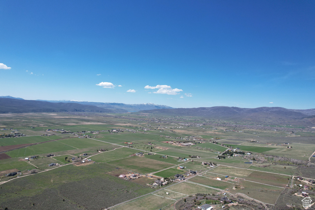 Drone / aerial view of mountains