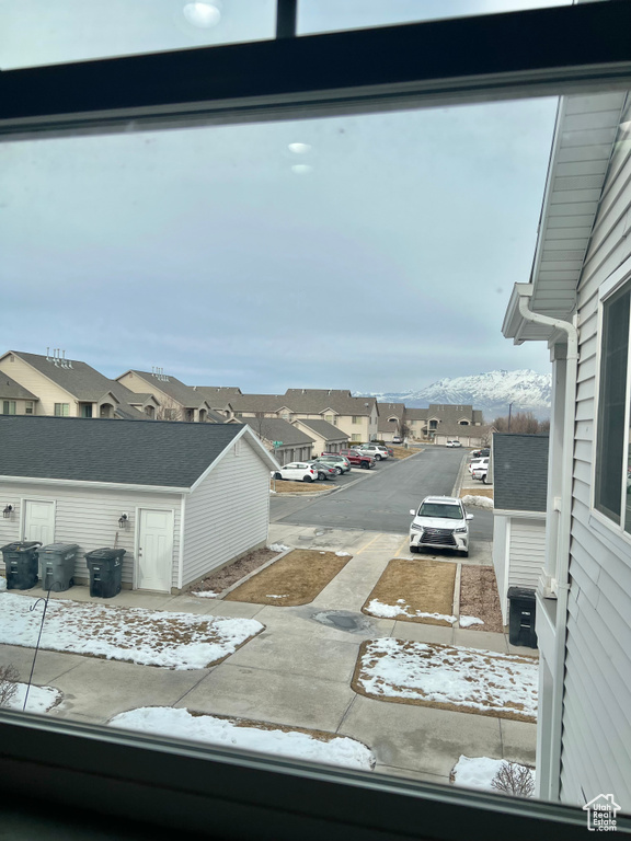 Detailed view of a residential view