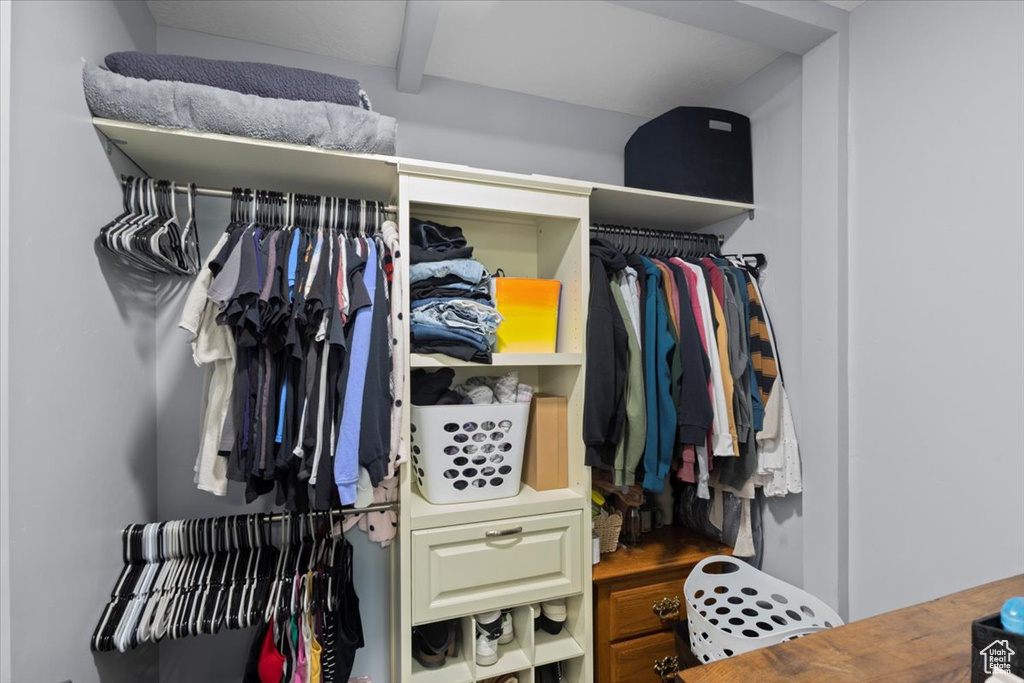 View of closet