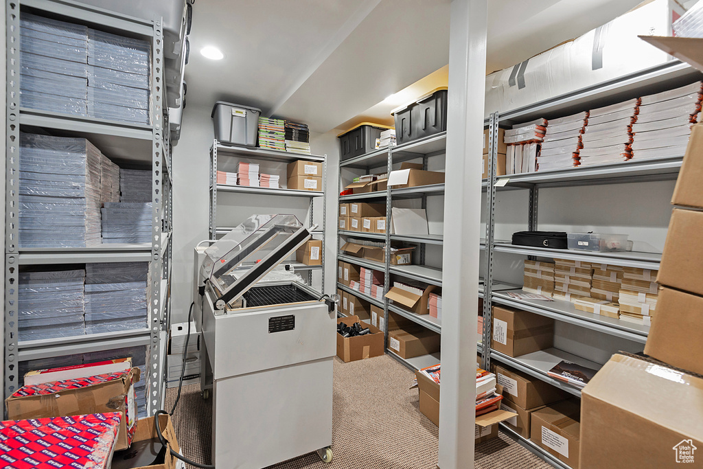 View of storage room