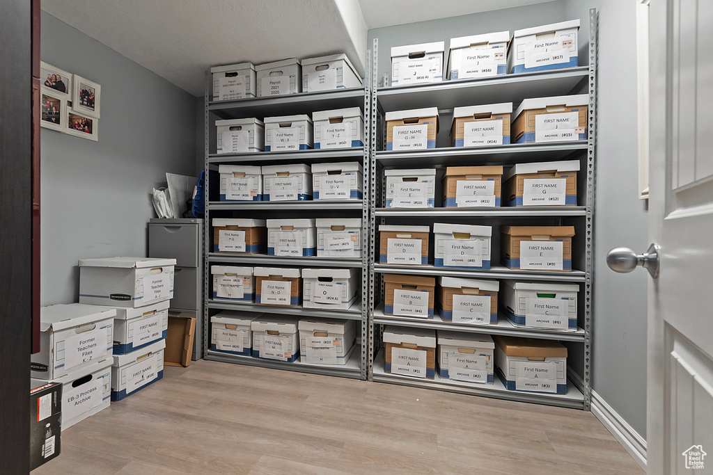 View of storage area
