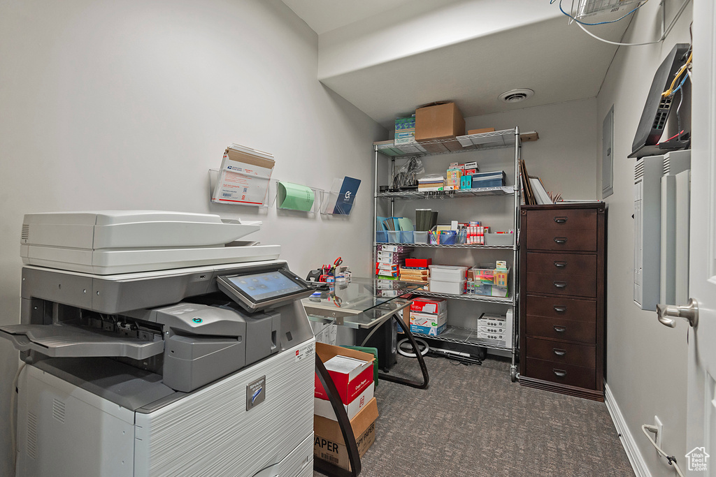 View of storage room