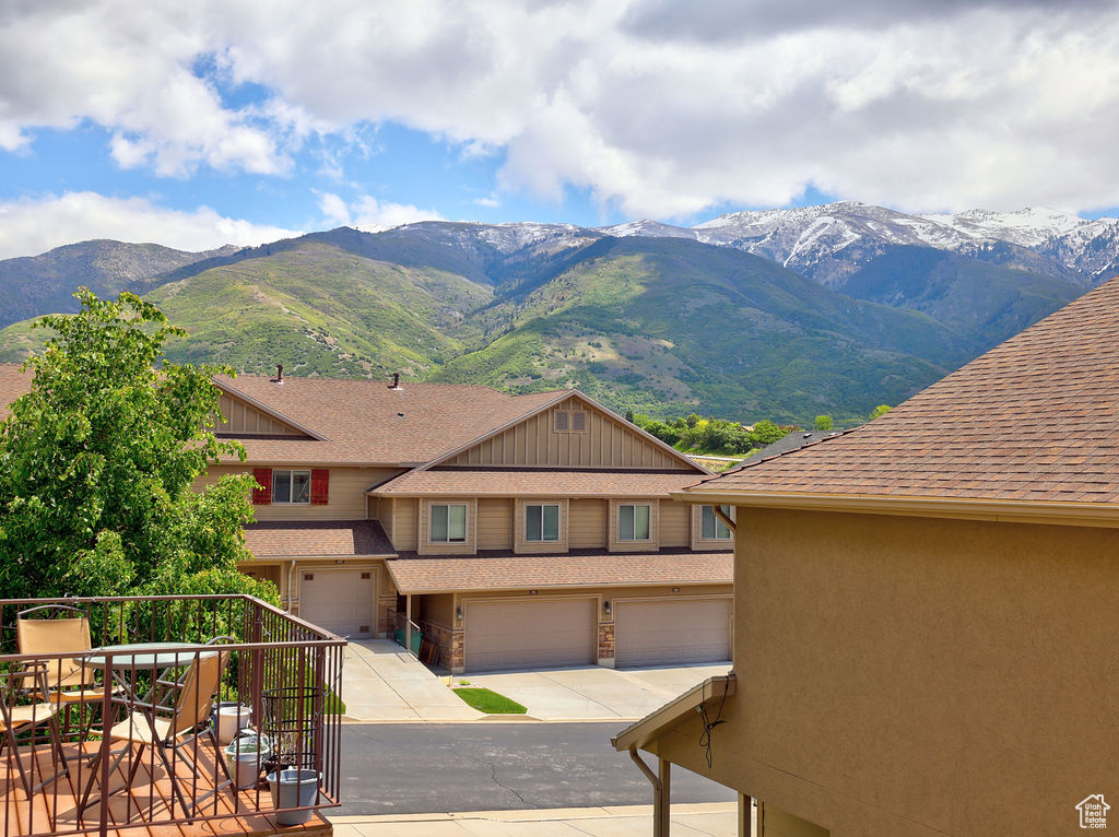 View of mountain background