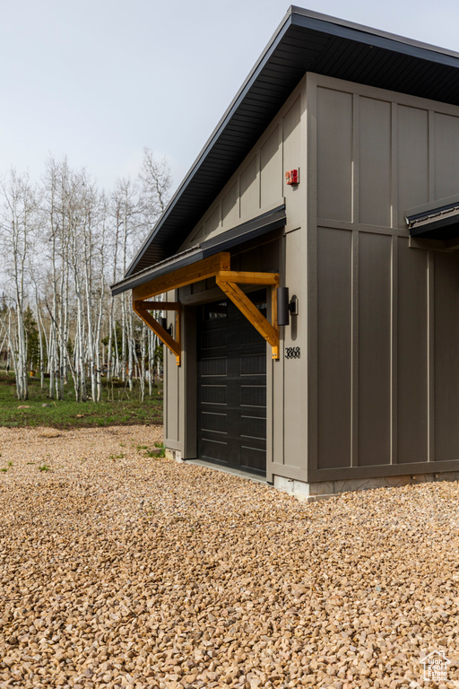 View of outbuilding