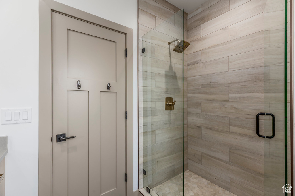 Full bath with a stall shower