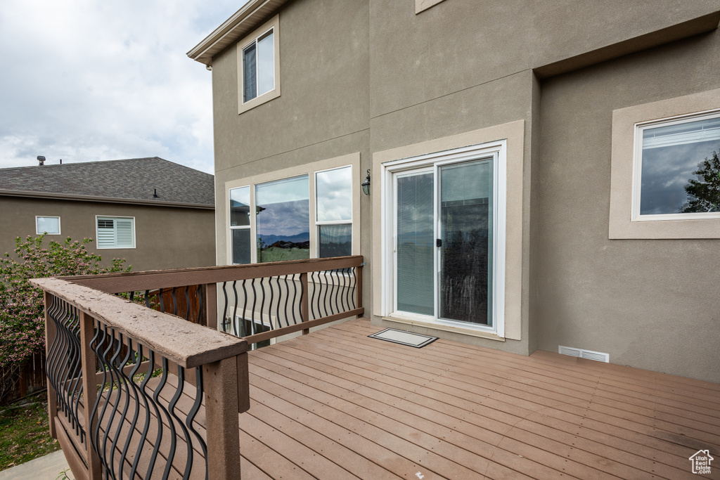 View of deck