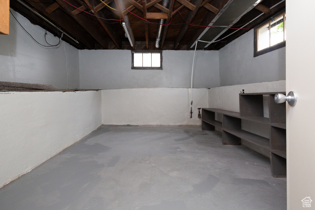 View of basement