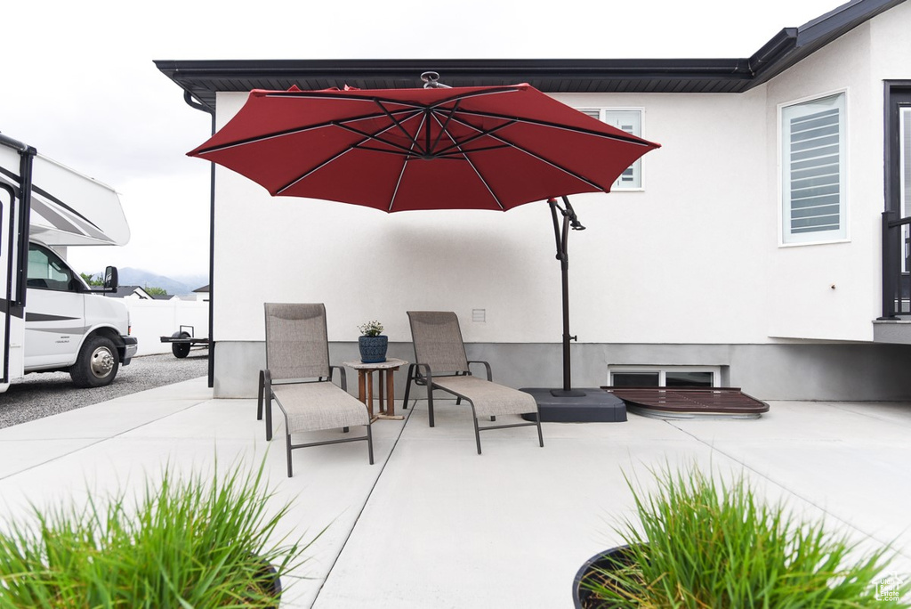 View of patio
