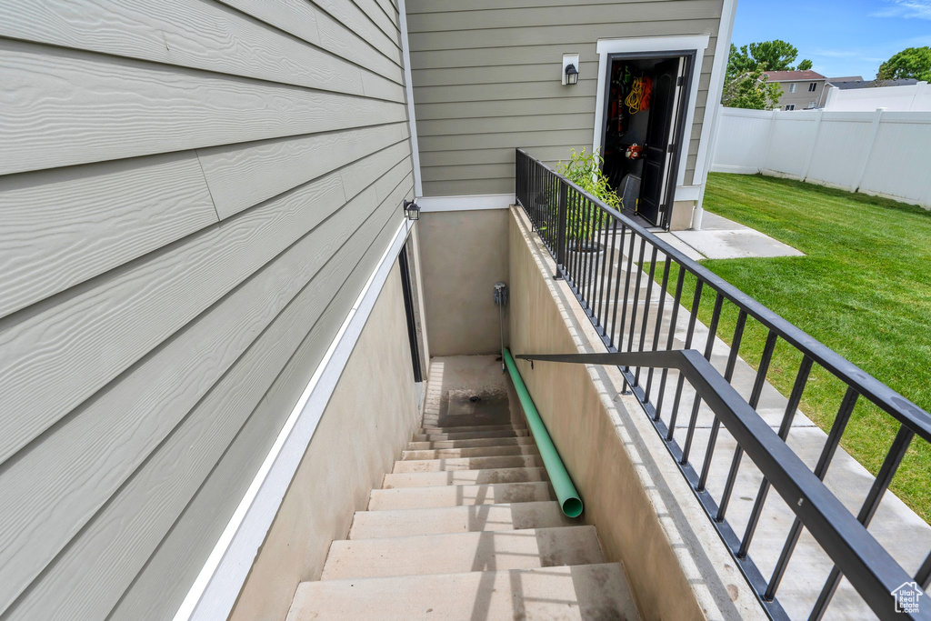 View of staircase