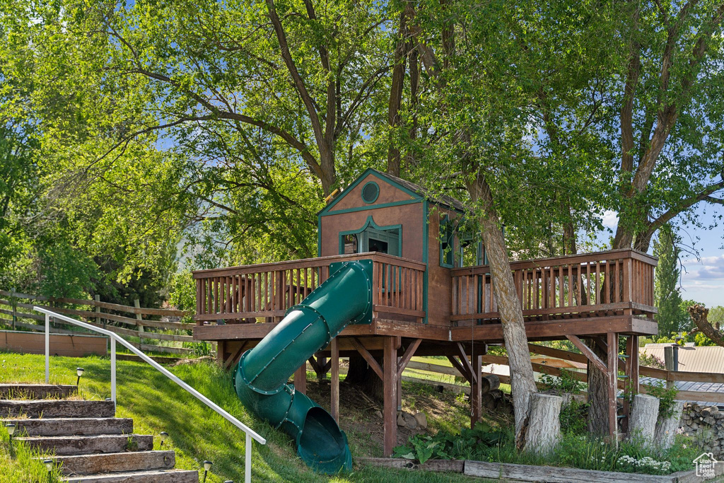 View of playground